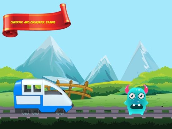Toddlers train game screenshot