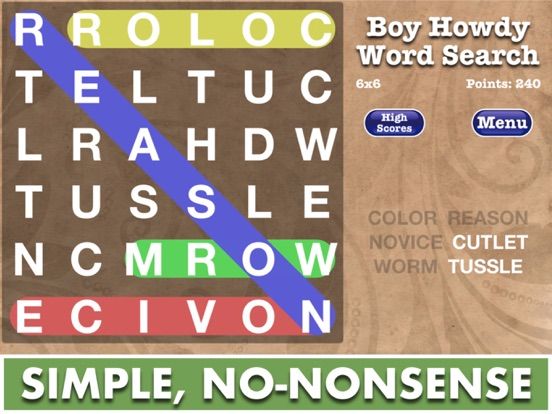 Totally Word Search App Screenshot