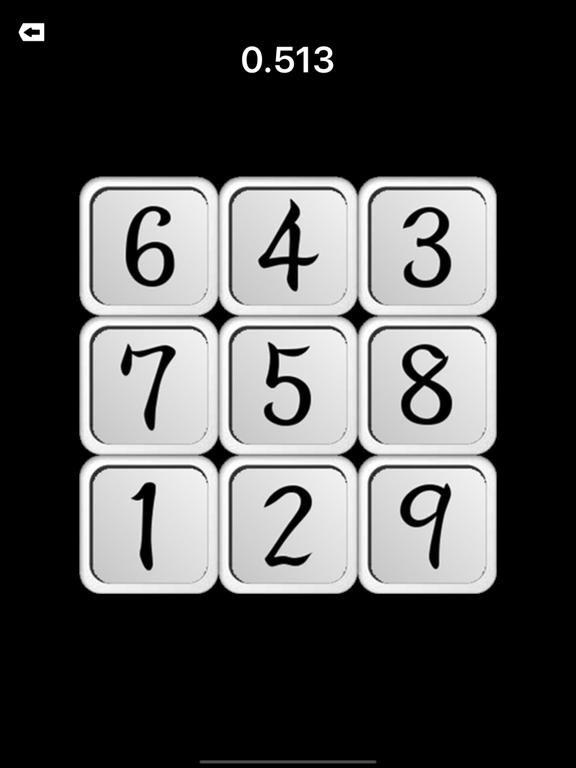Touch The Lost Numbers game screenshot