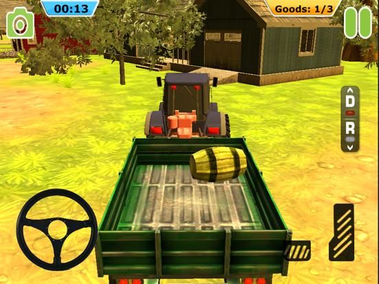 Tractor Farm Transporter 3D Game game screenshot