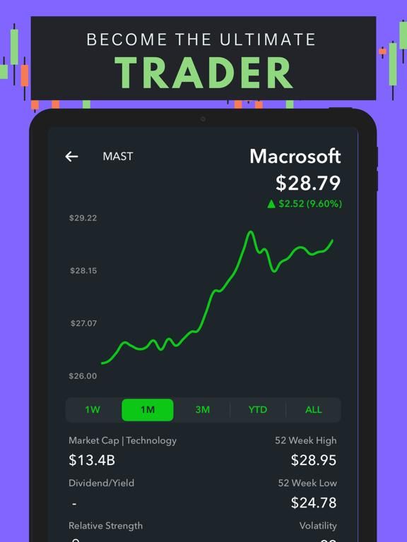 TRADER Stock Market Simulator game screenshot