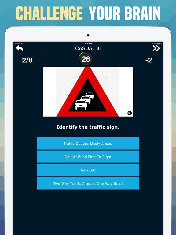 Traffic Sign Quiz: Road Trivia game screenshot