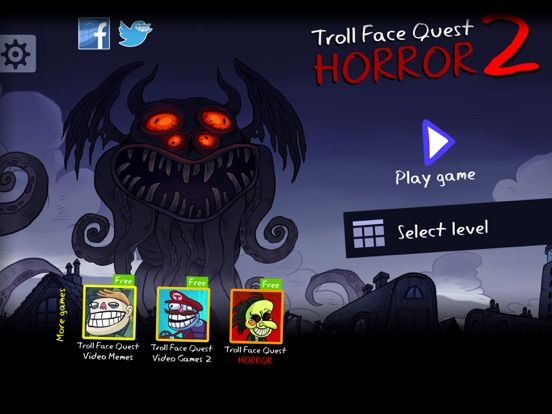 Troll Face Quest Horror 2 game screenshot