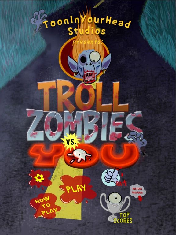 Troll Zombies vs You game screenshot
