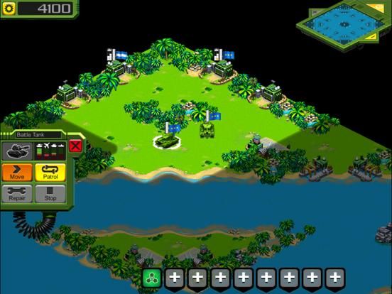 Tropical Stormfront (RTS) game screenshot