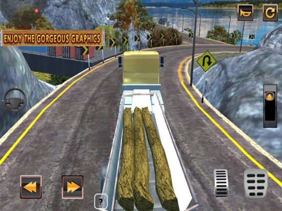 Truck Sim: Extreme Driving Hil game screenshot