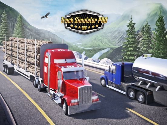 Truck Simulator PRO 2016 game screenshot