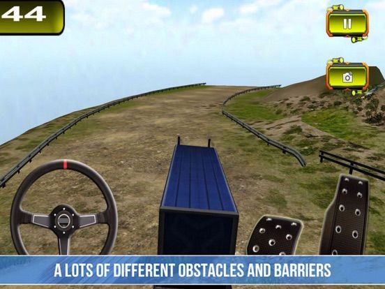 Trucker Cargo:Mountain Driving game screenshot