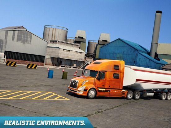 Trucker Parking 3D game screenshot