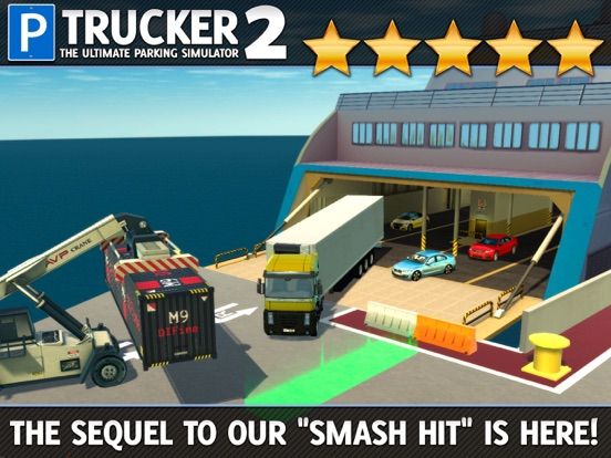 Trucker Parking Simulator 2 a Real Monster Truck & Lorry Driving Test game screenshot