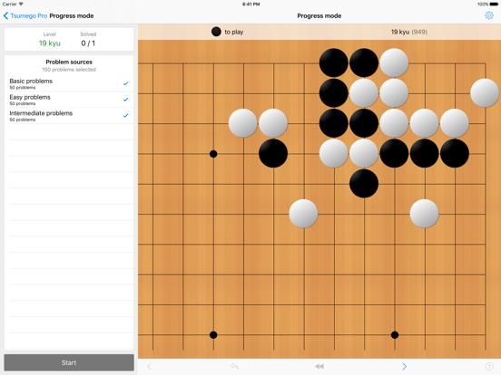 Tsumego Pro (Go problems) game screenshot