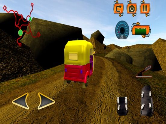 Tuk Tuk Auto Rickshaw Driving App Screenshot