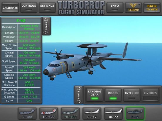 Turboprop Flight Simulator game screenshot
