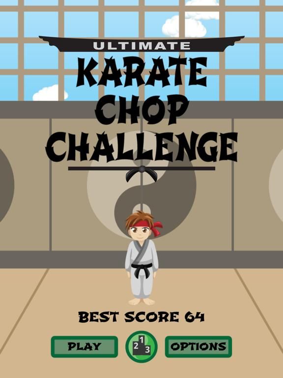 Ultimate Karate Chop Challenge game screenshot