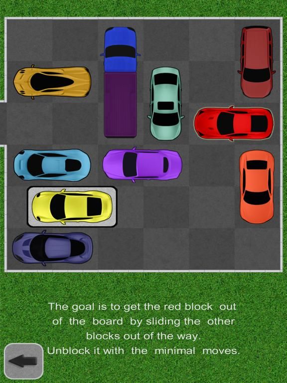 Unblock it! Red car. game screenshot