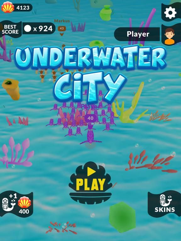 Underwater City game screenshot