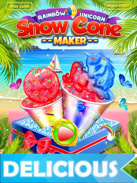 Unicorn Fun Cooking Shaved Ice game screenshot