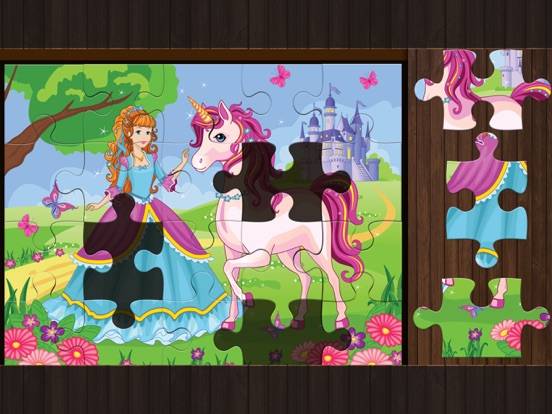 Unicorn Kids Puzzle Games game screenshot