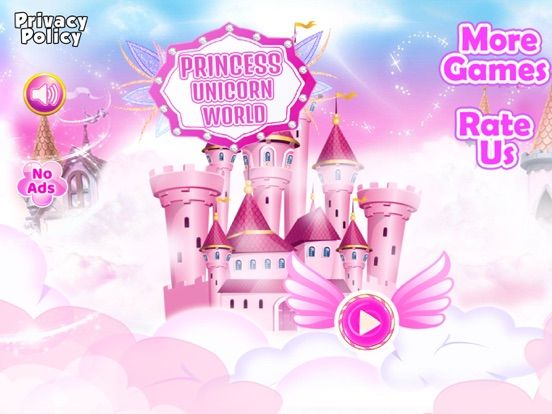 Unicorn Princess Dream Land game screenshot