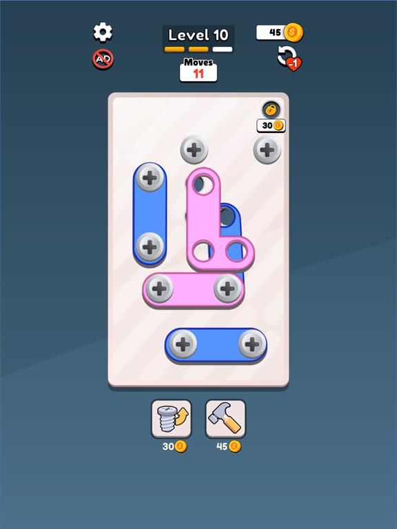 Unscrew Puzzle game screenshot