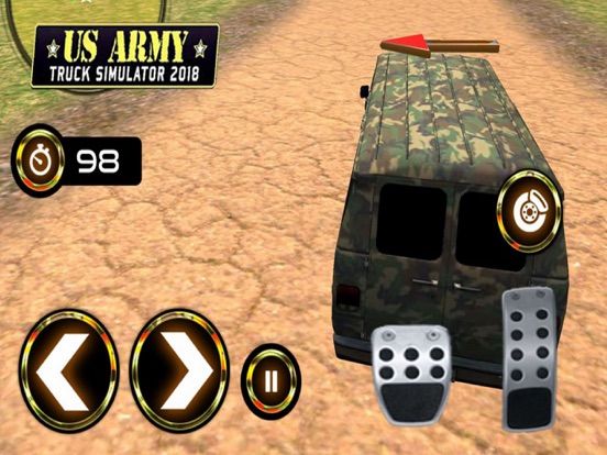 US Army Cargo Driver 3D game screenshot