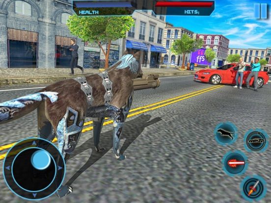 US Police Dog Transform Robot game screenshot