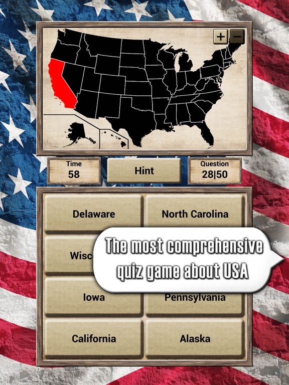 USA Geography game screenshot