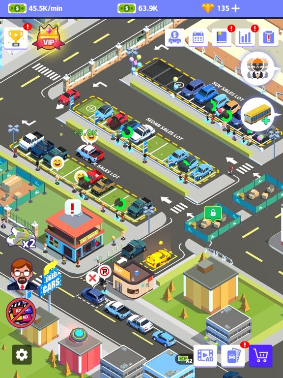 Used Car Dealer Tycoon App Screenshot