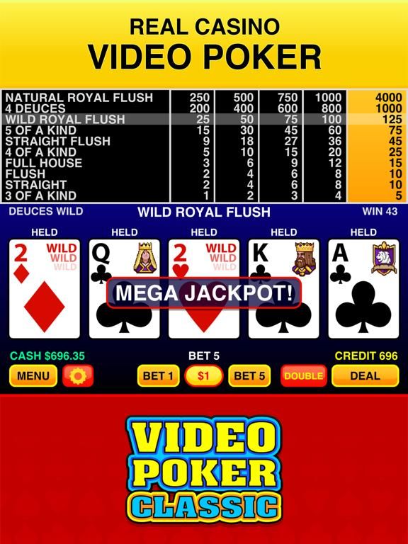 Video Poker Classic game screenshot