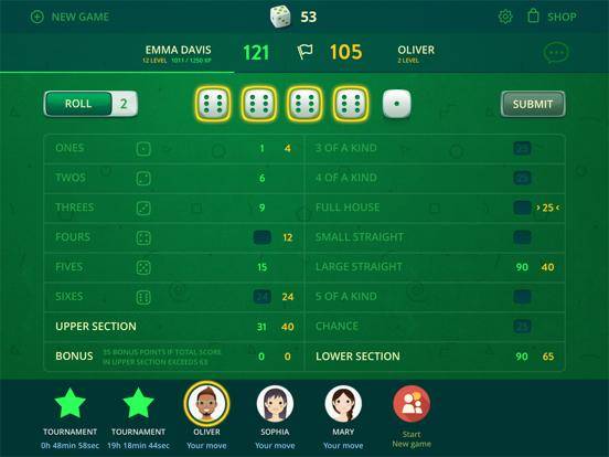 Virtual Dice App Screenshot