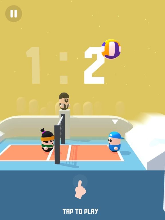 Volley Beans game screenshot