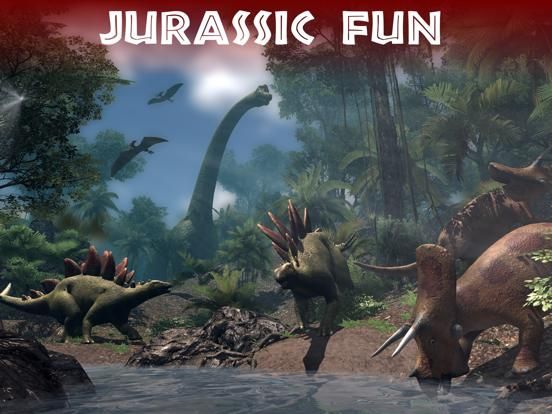 VR Jurassic game screenshot