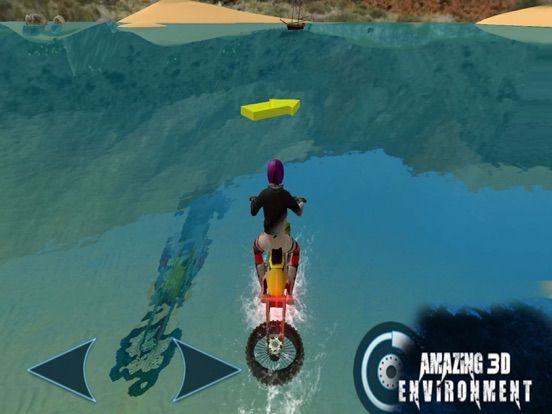 Water Surfing Bike Rider game screenshot