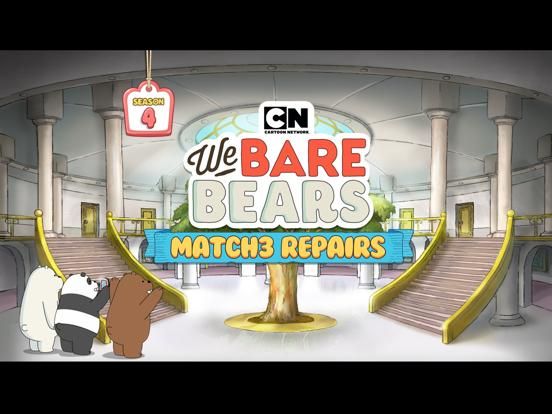 We Bare Bears Match3 Repairs game screenshot