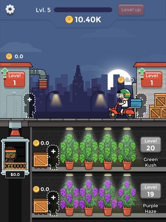Weed Factory Idle game screenshot