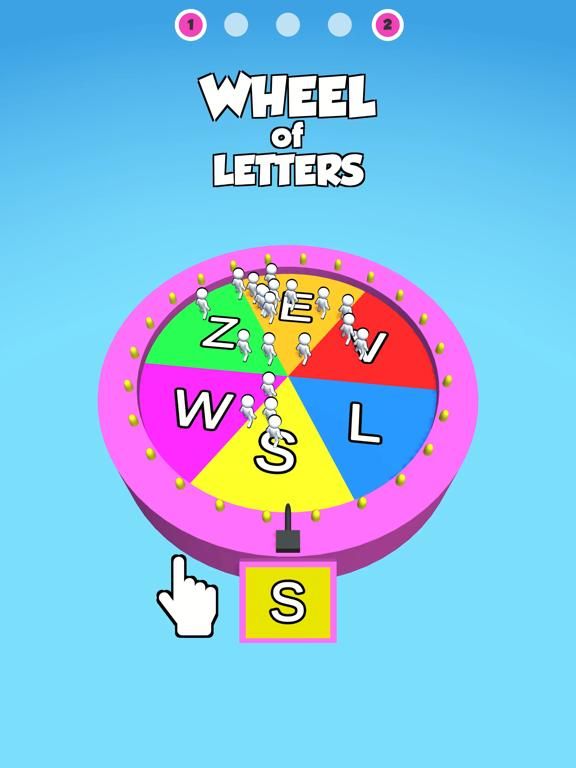 Wheel of Letters game screenshot