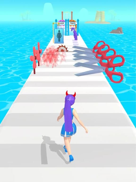 Wig Run game screenshot