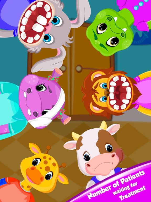Wild Animal Dentist game screenshot