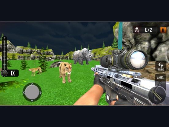 Wild Safari Sniper game screenshot