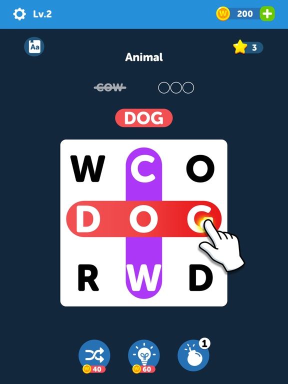 Wonder Word: Word Search Games game screenshot