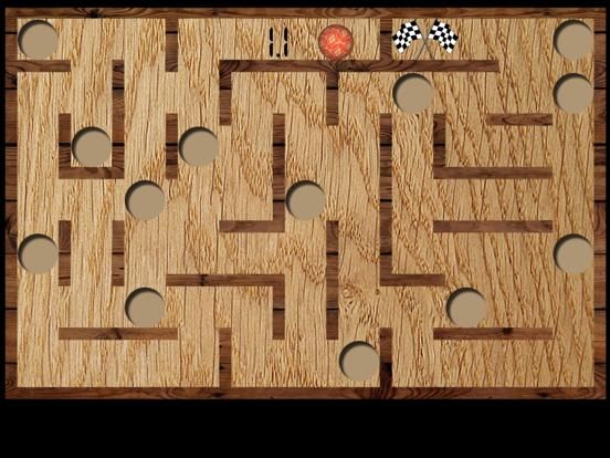 Wood Maze Deluxe game screenshot