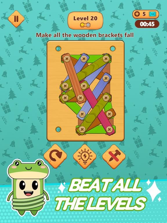 Wood Nuts & Bolts Puzzle game screenshot