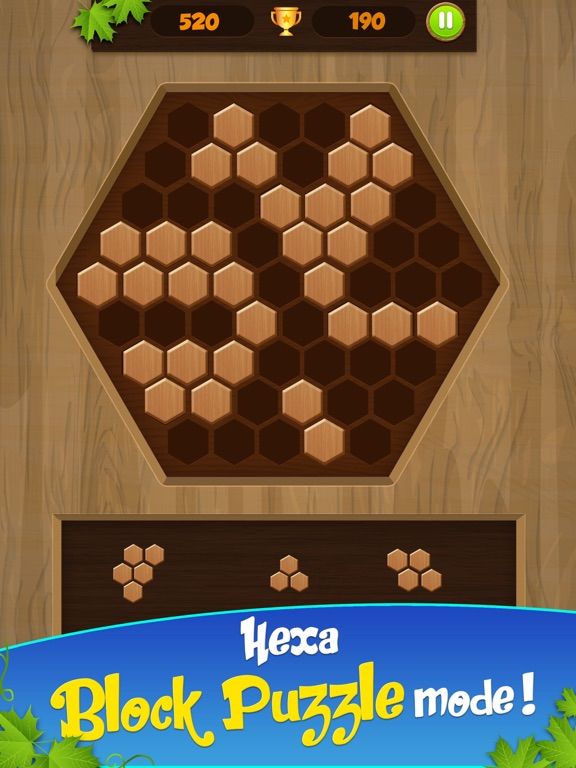 Wooden Jigsaw Block Puzzle game screenshot