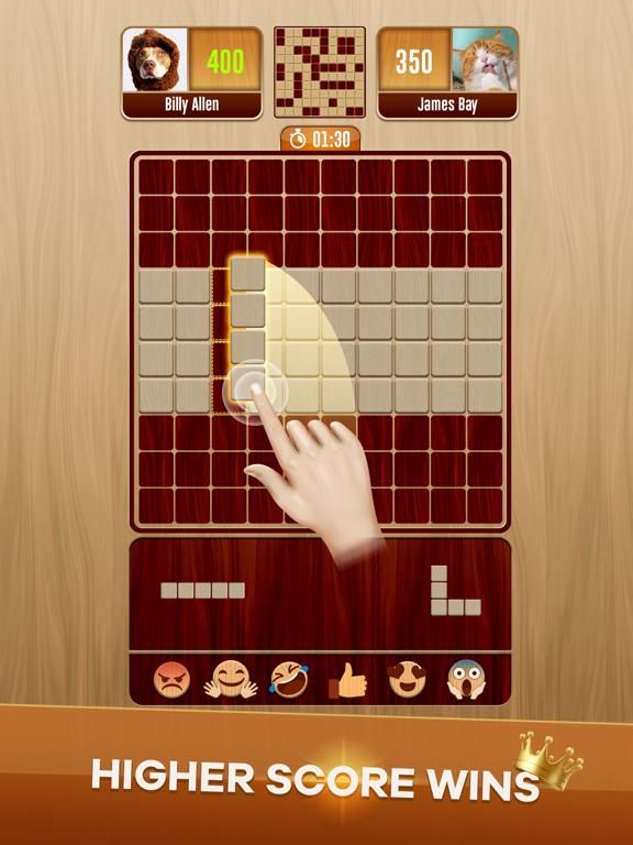Woody Battle Block Puzzle Dual App Screenshot