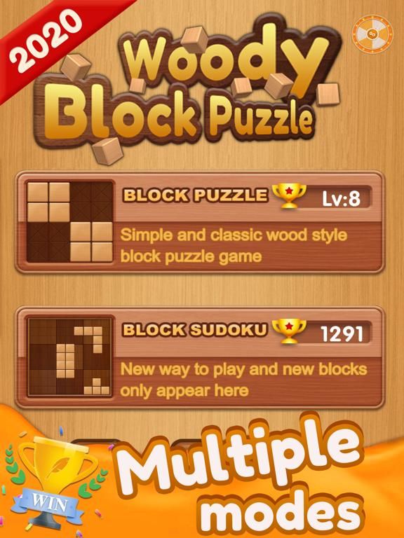 Woody Block Puzzle game screenshot