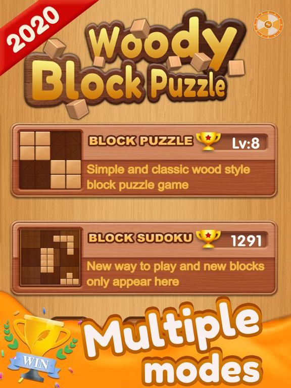 Woody Block Puzzle App Screenshot
