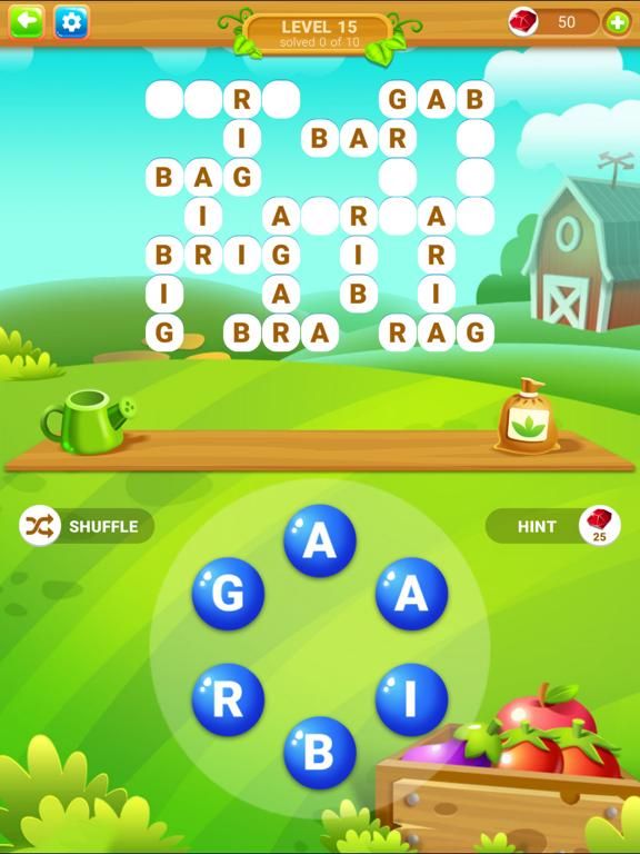 Word Farm Puzzles App Screenshot