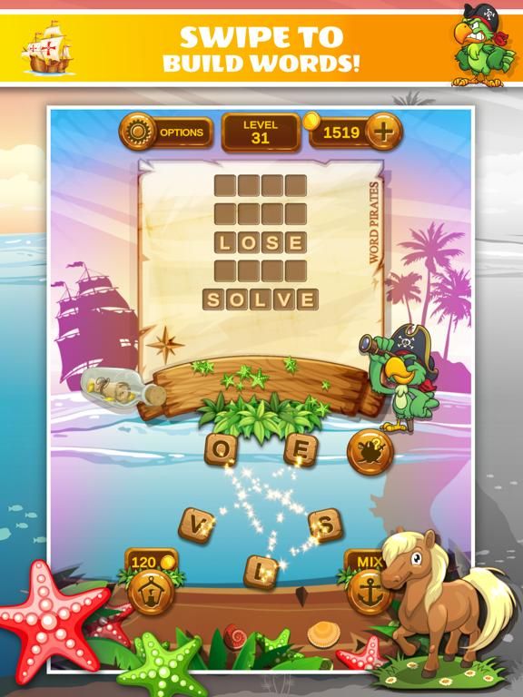 Word Pirates game screenshot