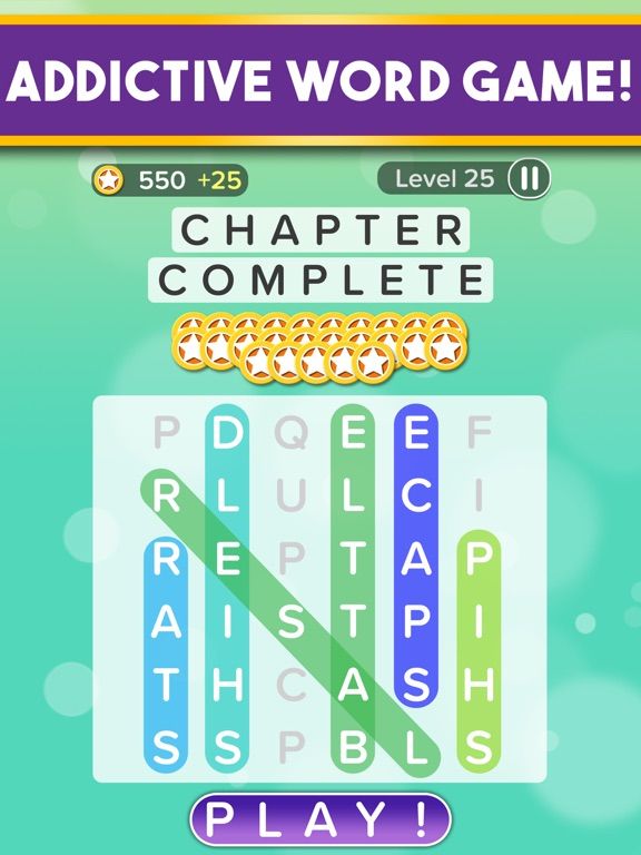 Word Search Addict: Word Games game screenshot