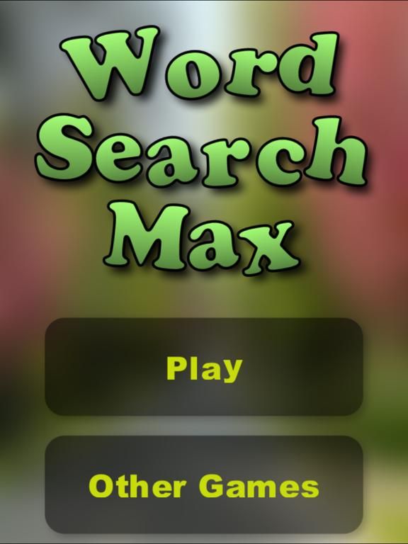 Word Search Max game screenshot